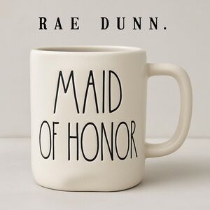 Rae Dunn Maid of Honor Mug - Cream
